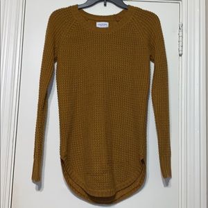 Mustard colored Arizona sweater